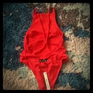 Red one peice from Asos